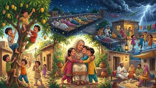 90s Pakistani Childhood Memories❤️ |sudden rain Strom ASMR 🌃क्या आपका बचपन भी ऐसे ही गुज़रा? ❤️🌧️