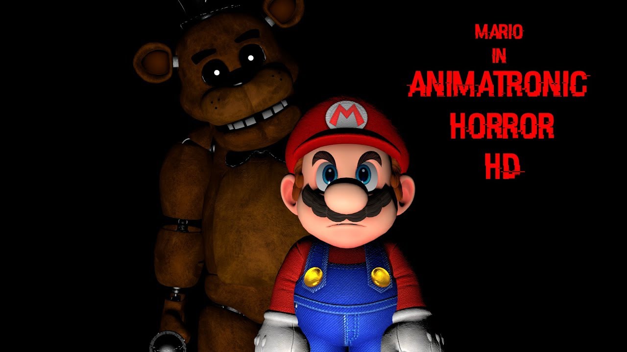 mario in animatronic horror game