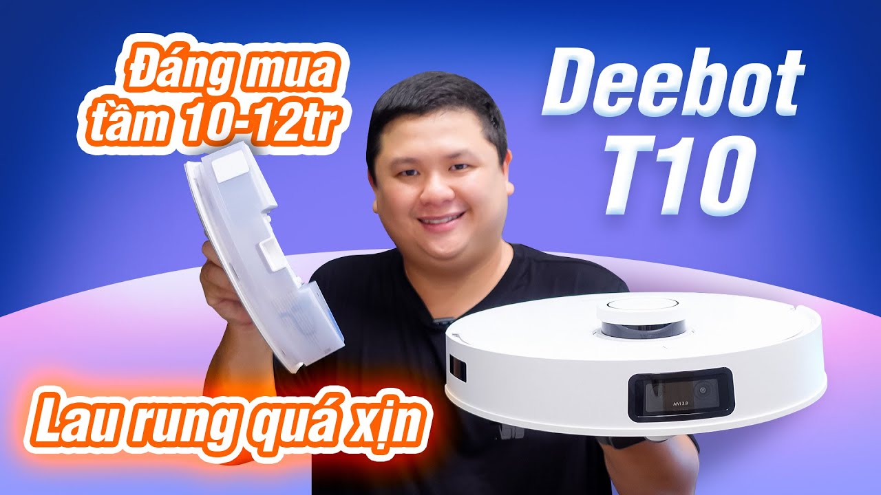 Đánh giá robot hút bụi Deebot T10 trong tầm giá 10 đến 12 triệu 7 YouTube video