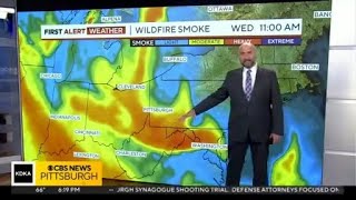 KDKA-TV Evening Forecast (6/27)