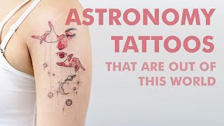 Little Astronomy Tattoos That Are Out Of This World