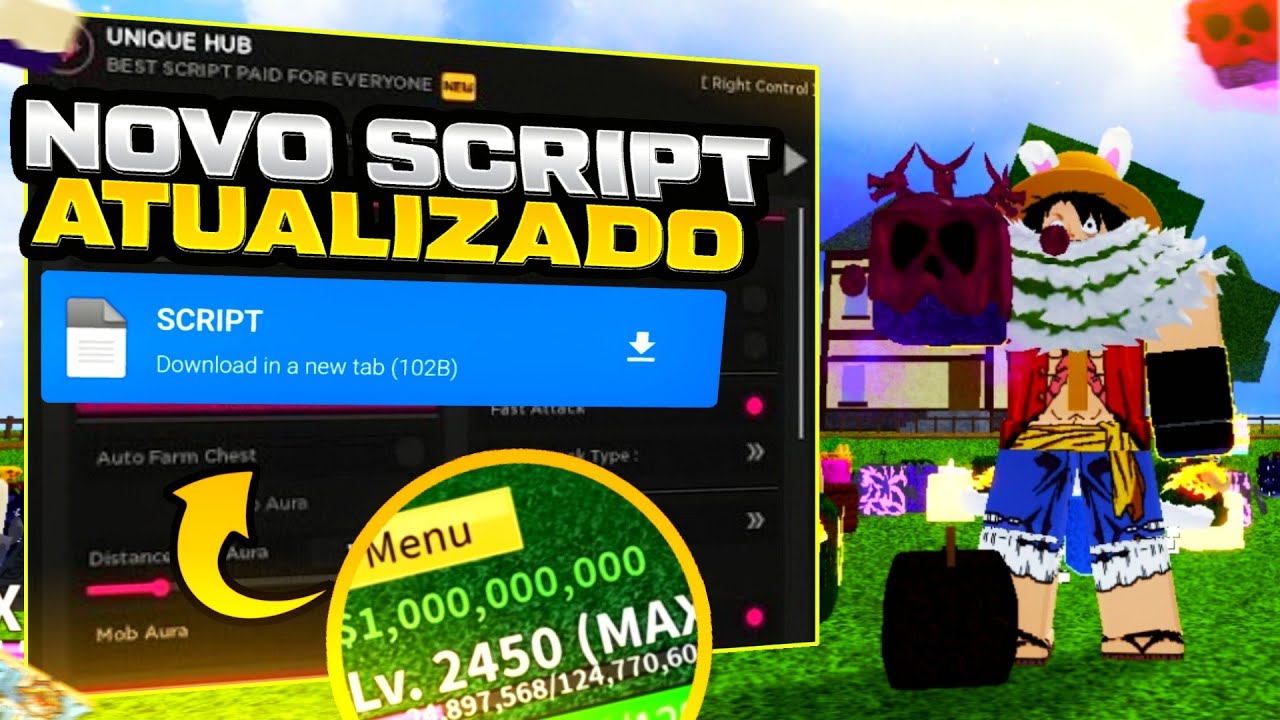 NÃO É CLICKBAIT, ACHEI O SCRIPT MAIS FORTE DO BLOX FRUITS