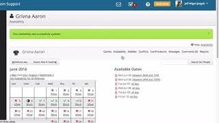 Assignr.com Availability For Referees Setting Your Availability Quickly In Assignr