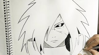 How To Draw Madara Unchiha Easy Drawing