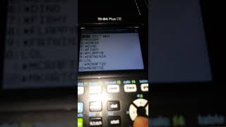 #pacman on a ti 84 Plus CE #calculator