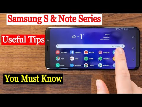 Amazing Tips & Tricks for your Samsung Galaxy S9/S9+ | Samsung S & Note Series Useful Tips 2021