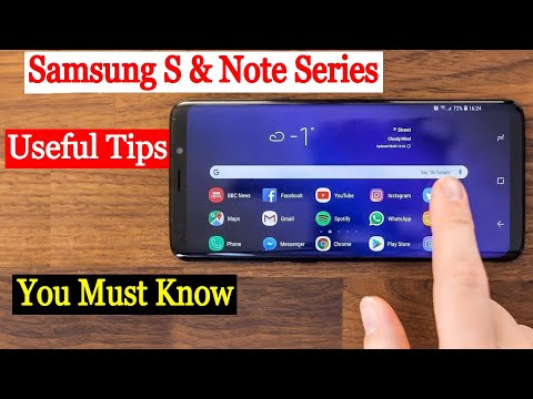 Amazing Tips & Tricks for your Samsung Galaxy S9/S9+ | Samsung S & Note Series Useful Tips  2021