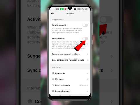 TikTok Activity Status Kaise Off Karen How To Disable TikTok Activity Status Shorts 