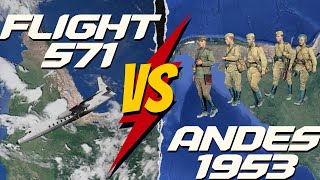 Day by Day Google Earth Story of Flight 571 Andes 1972 and Spy Mission of Argentina1953