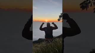 Sunrise sumbing via banaran #shorstvideo #pendakigunung