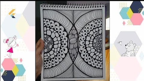 Zentangle pattern part 20| Beginners friendly| SoftLine Studio