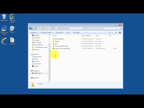 NI Vision: MVA Project Files and Folders