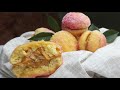 НЕВЕРОЯТНО ПРОСТОЕ ПИРОЖНОЕ "ПЕРСИКИ" родом из детства 🍑🍑🍑 Peach cake recipe