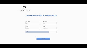 Setting a progress bar value from a condition