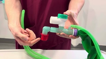 Setting up Mapleson C Circuit “Water’s Circuit” in the Medirooms.