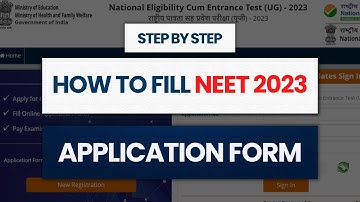 How to fill NEET 2023 Application Form | Step-by-Step Guide to NEET Application Process in 8 mins