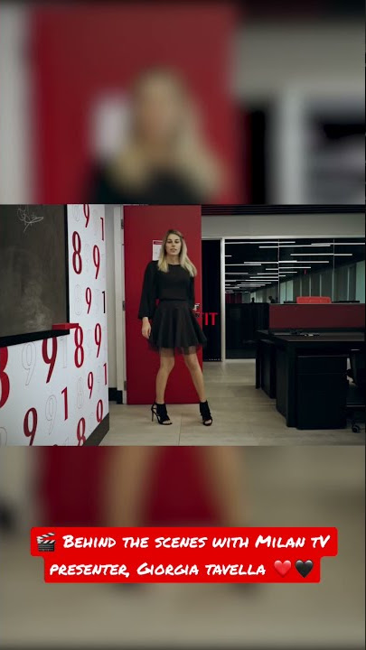 Giorgia Tavella Behind The Scenes | #shorts