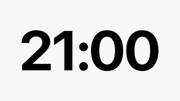 21 Minute Timer