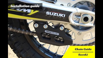 How to Install / Feature & Benefit: Suzuki RMZ Chain Guide by TM Designworks