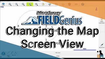 MicroSurvey FieldGenius How To: Changing Map Screen Settings | Bench Mark