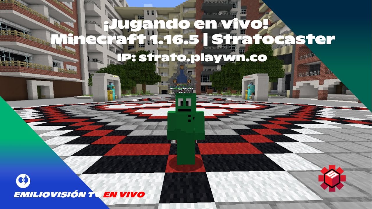 Minecraft 1.16.5 [Stratocaster] | ¡Jugando en vivo! | EmilioVisión TV ...