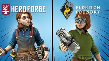 Custom Miniatures: Hero Forge vs Eldritch Foundry