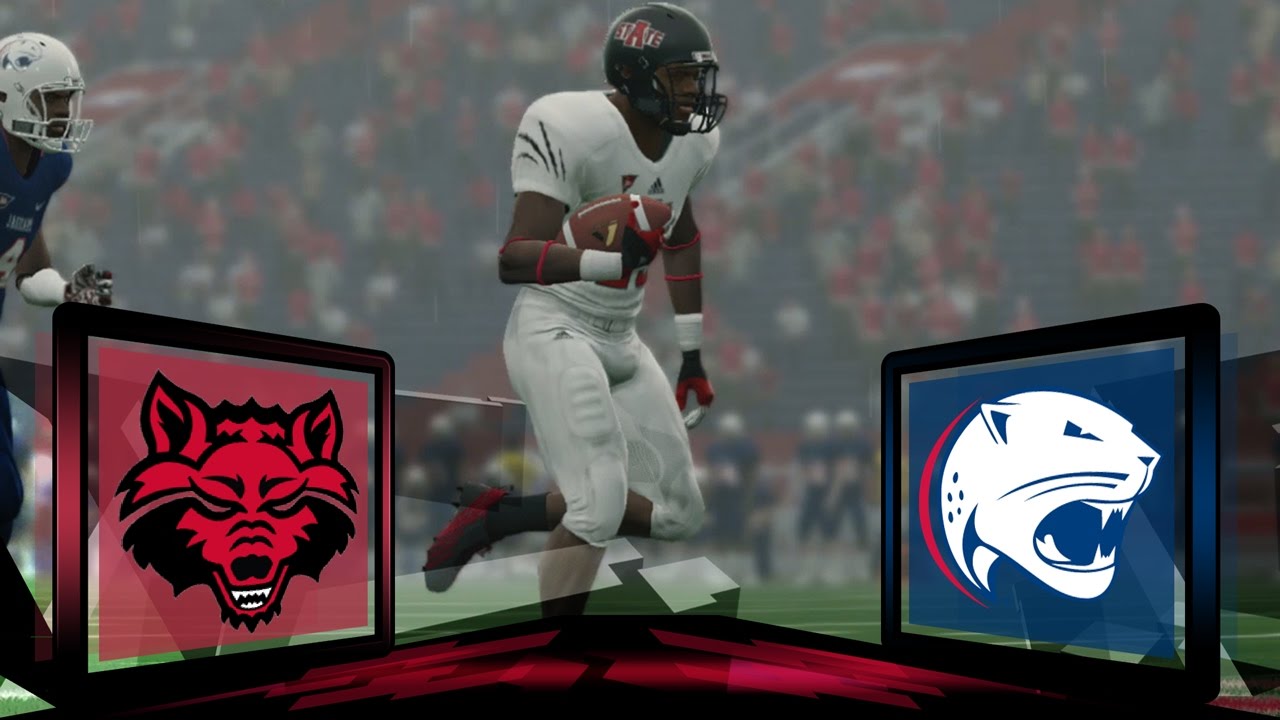 NCAA Football 14 Arkansas St. Red Wolves Dynasty- Year 1 Game 7 vs ...