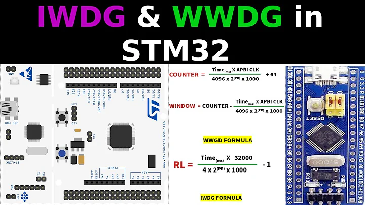 WATCHDOGS in STM32 || IWDG and WWDG || CubeIDE