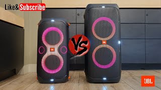 JBL Partybox 110 vs Partybox 310  sound battle