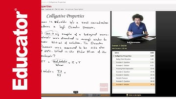 Colligative Properties: Osmotic Pressure | AP Chemistry