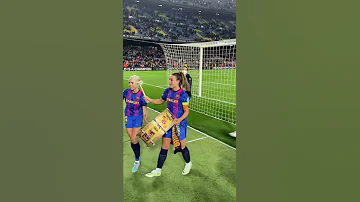 Alexia Putellas Leads The Barcelona Celebrations After A Record Breaking Clasico Shorts 