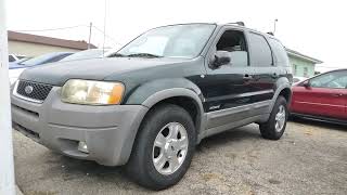 2001 Ford Escape XLT (tour and startup)