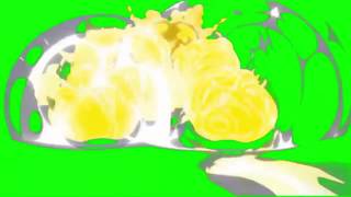 Efeito Poderes De Anime - Anime Power Effect Fundo Verde - Chroma Key