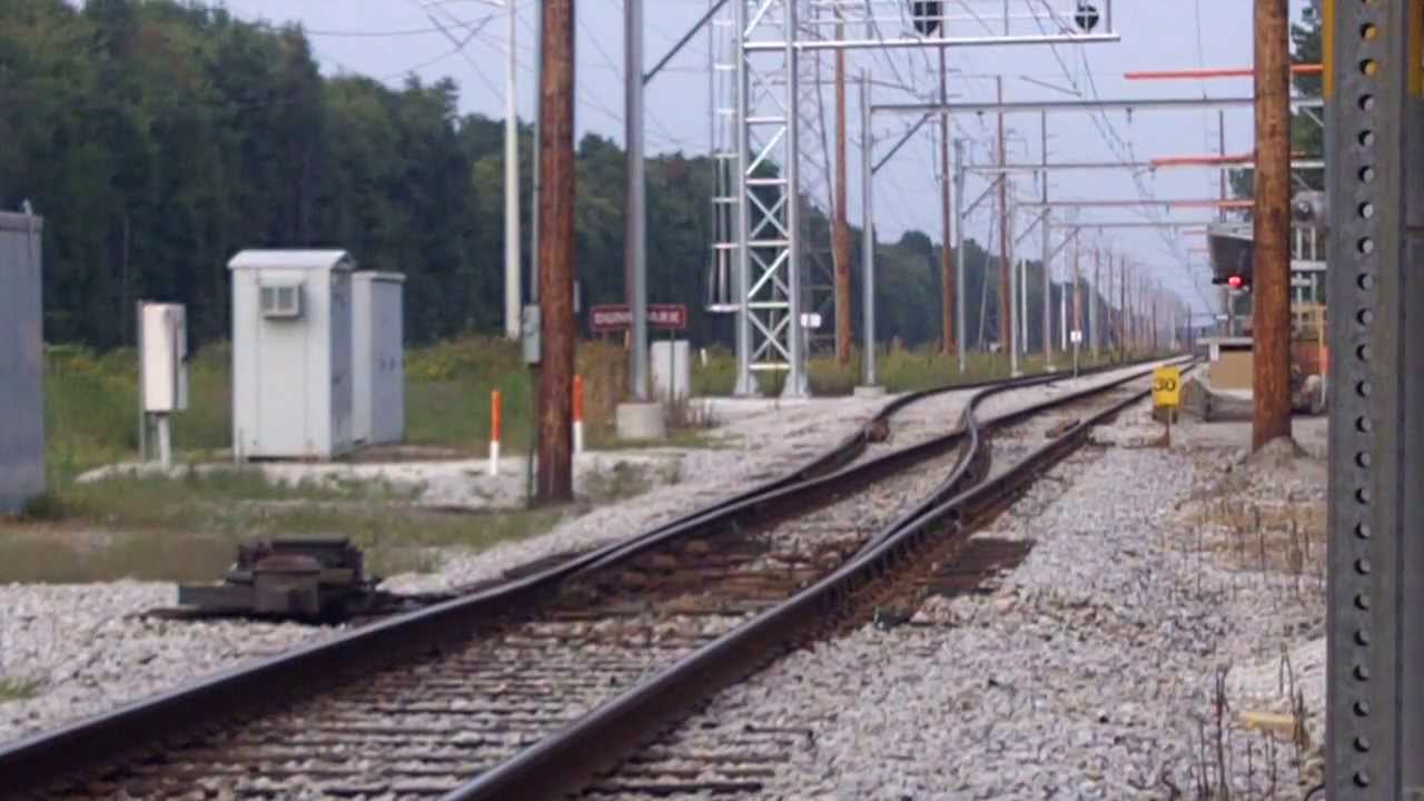 NICTD South Shore Dune Park Fast Freight (with switch move)