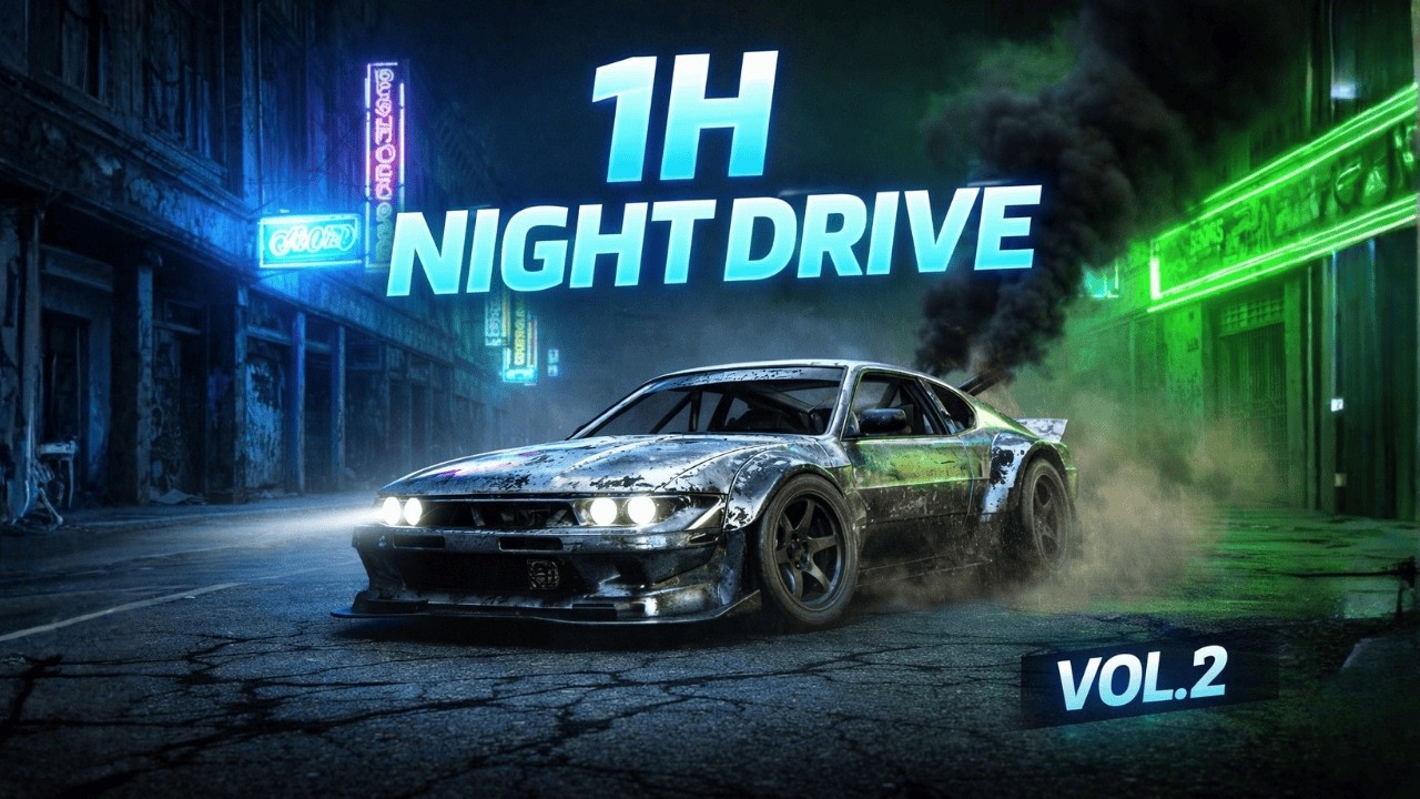 Ghostphoria – 1H Drift Phonk Night Drive Vol. 2 ⚡ Dark Racing Music