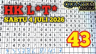 PREDIKSI HK LOTTO 4 JULI 2026 / RUMUS KEPALA EKOR HK / BOCORAN HK HARI INI 