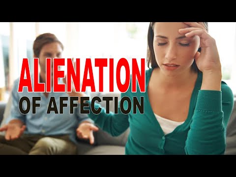 Video: Ano ang bumubuo ng alienation of affection?