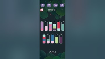 water sort puzzle -sort color puzzle game level 351