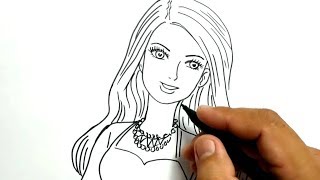 cara menggambar wajah barbie dengan mudah screenshot 1