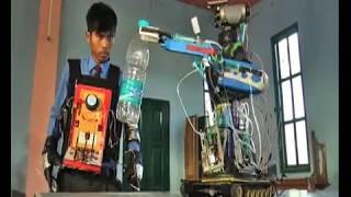 Young Innovator from Manipur built Robot with discarded household items - Manipur News in Manipuri