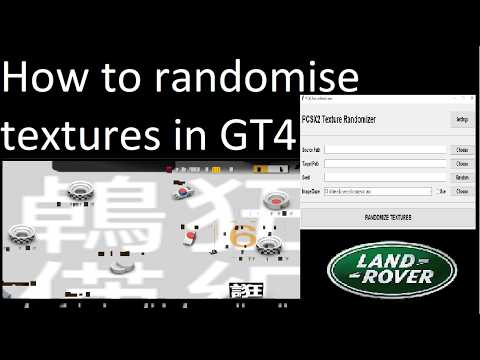 simple (crappy) guide on how to randomise textures on gt4 (ALL VERSIONS)