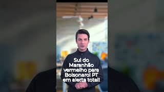 Sul do Maranhão vermelho para Bolsonaro! PT em alerta total! #eleições2026 #datafolha#maranhão