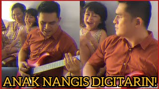 ASYIK MAIN GITAR SAAT ANAKNYA MENANGIS, ORANG TUA BANJIR PUJIAN WARGANET!