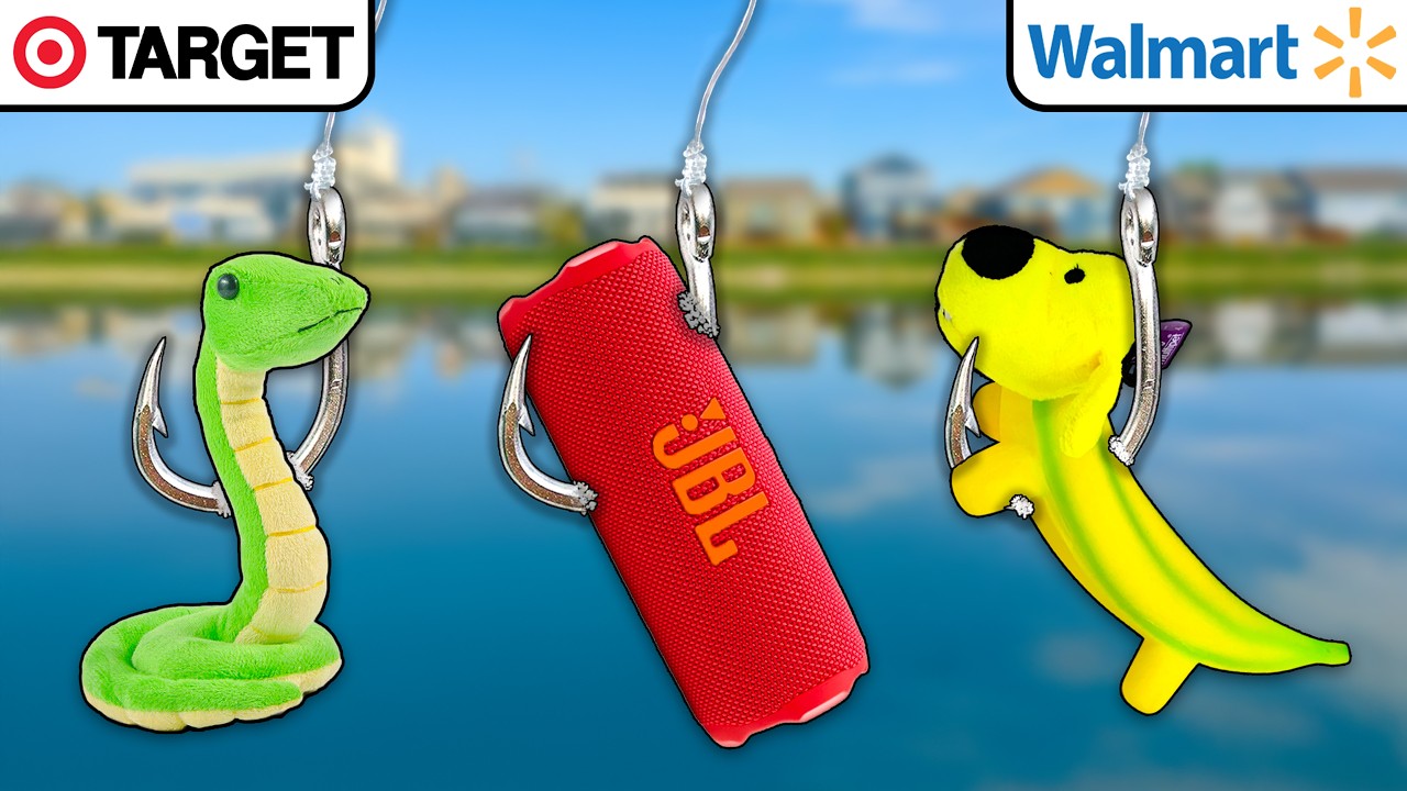 Target Vs Walmart Build Your Own Lures Fishing Challenge