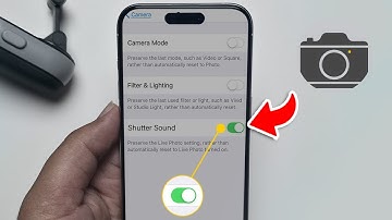 How To turn Off Camera Shutter Sound on iPhone