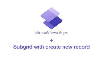 How to create new record in power pages using subgrid #simple #power_pages_2023
