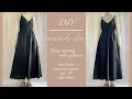 ウエストゴムキャミワンピ の作り方【型紙付き】/How to make a camisole dress