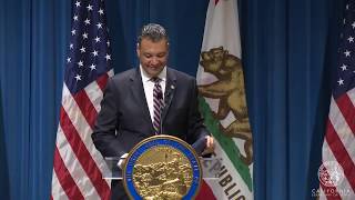 On january 7, 2019, alex padilla took the oath of office for his
second term as california secretary state at in sacramento....