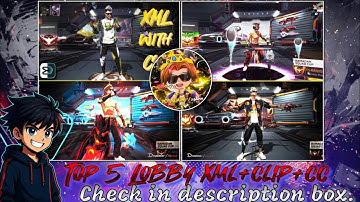 Top 5 freefire lobby xml।xml+cc+clip।check in description box📮@rafimahmudhridoy#xml#rafimahmudhridoy