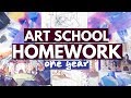 A Year of Art School Homework - Sketch Tour - Part 2